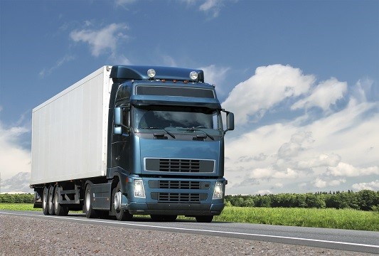 truck on highway